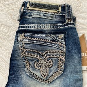 NWT Rock Revival mid-rise skinny jeans in 24/30